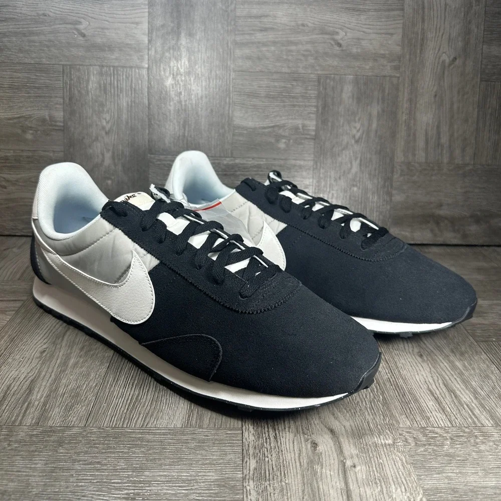 Nike Pre Montreal Mens 15 Black White Wolf Grey Retro Running NEW 898031-001